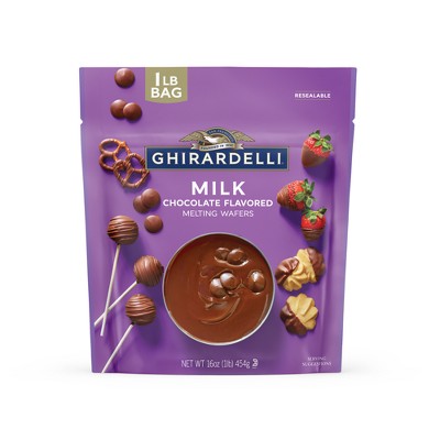Ghirardelli Milk Chocolate Melting Wafers - 16oz