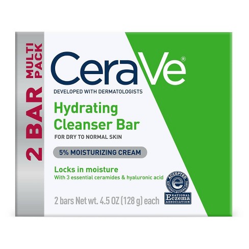 6 Cerave Hydrating Cleanser Bar 4.5 Oz Each for sale online 