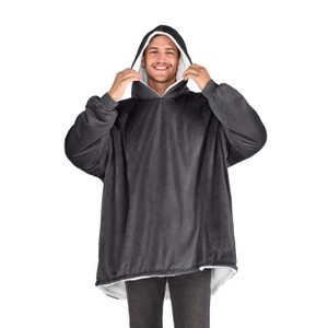 Adult Bare Homey B-Cozy Fleece Wearable Blanket - 1 of 4