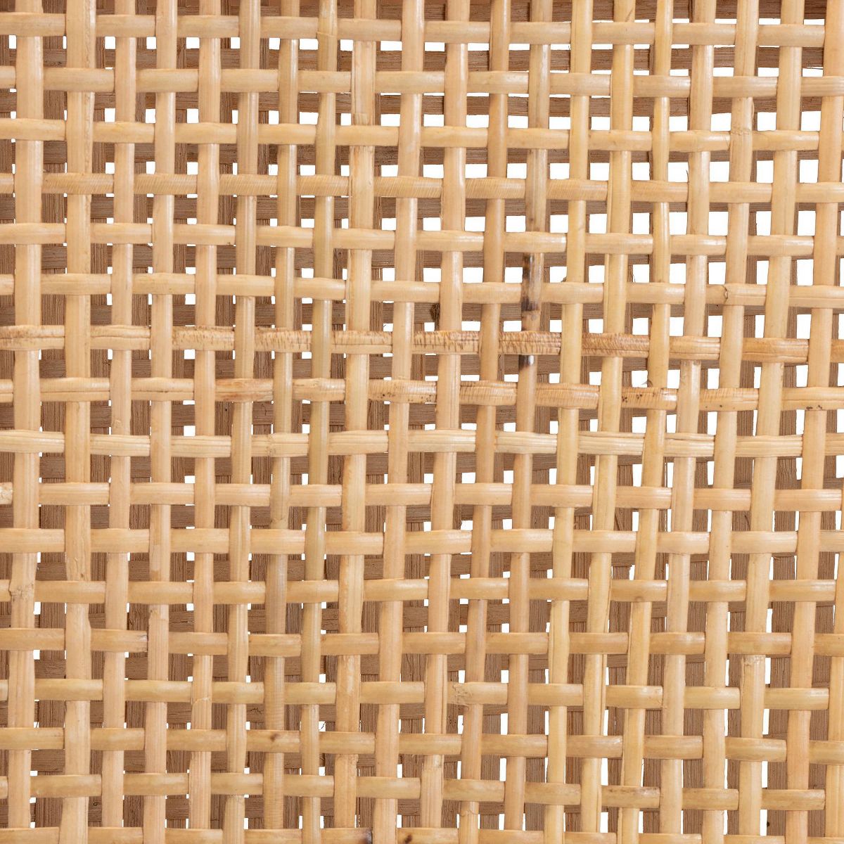 Arthur Wood and Rattan Counter Height Barstool Natural/Walnut - bali & pari: Bohemian Style, No Assembly Required - thumbnail 8
