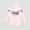 Burt's Bees Baby® Baby Girls' Bee Reversible Organic Cotton Puffer Jacket - Pink - 3 of 4