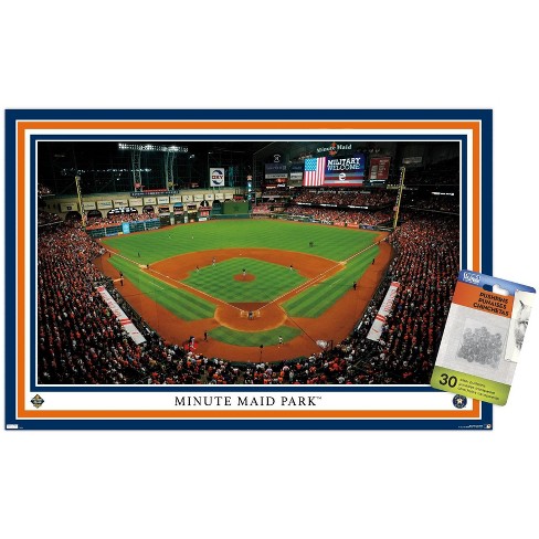 Trends International Mlb Houston Astros - 2022 World Series Team Logo  Unframed Wall Poster Print Clear Push Pins Bundle 14.725 X 22.375 : Target