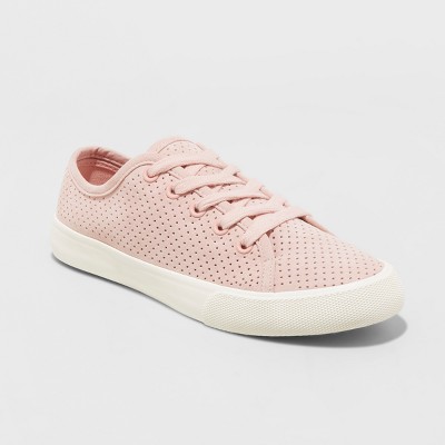 pink lace up shoes