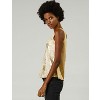 INSPIRE CHIC Women's Party Shiny Sleeveless Keyhole Back Club Metallic Tank Top - 4 of 4