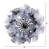 Nearly Natural 26-in Halloween Spider Web Mesh Wreath - 2 of 4