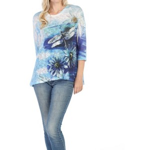 Women's Butterfly Top - Jess & Jane - 1 of 3