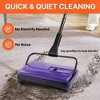 JANSNO Large Capacity Manual Carpet Sweeper - Non-Electric, with Comb, Cleans Dust/Pet Hair - 4 of 4
