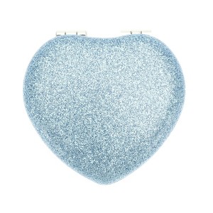 Unique Bargains Portable Heart Shaped Makeup Mirror 1 Pc - 1 of 3