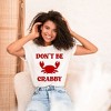Simply Sage Market Women's Don't Be Crabby Puff Print Short Sleeve Graphic Tee - 2 of 4