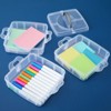 Juvale 3 Tier Stackable Storage Containers with Adjustable Compartments for Beads, Sewing Accessories, Arts and Crafts Supplies (6 x 6 x 5 In) - 4 of 4