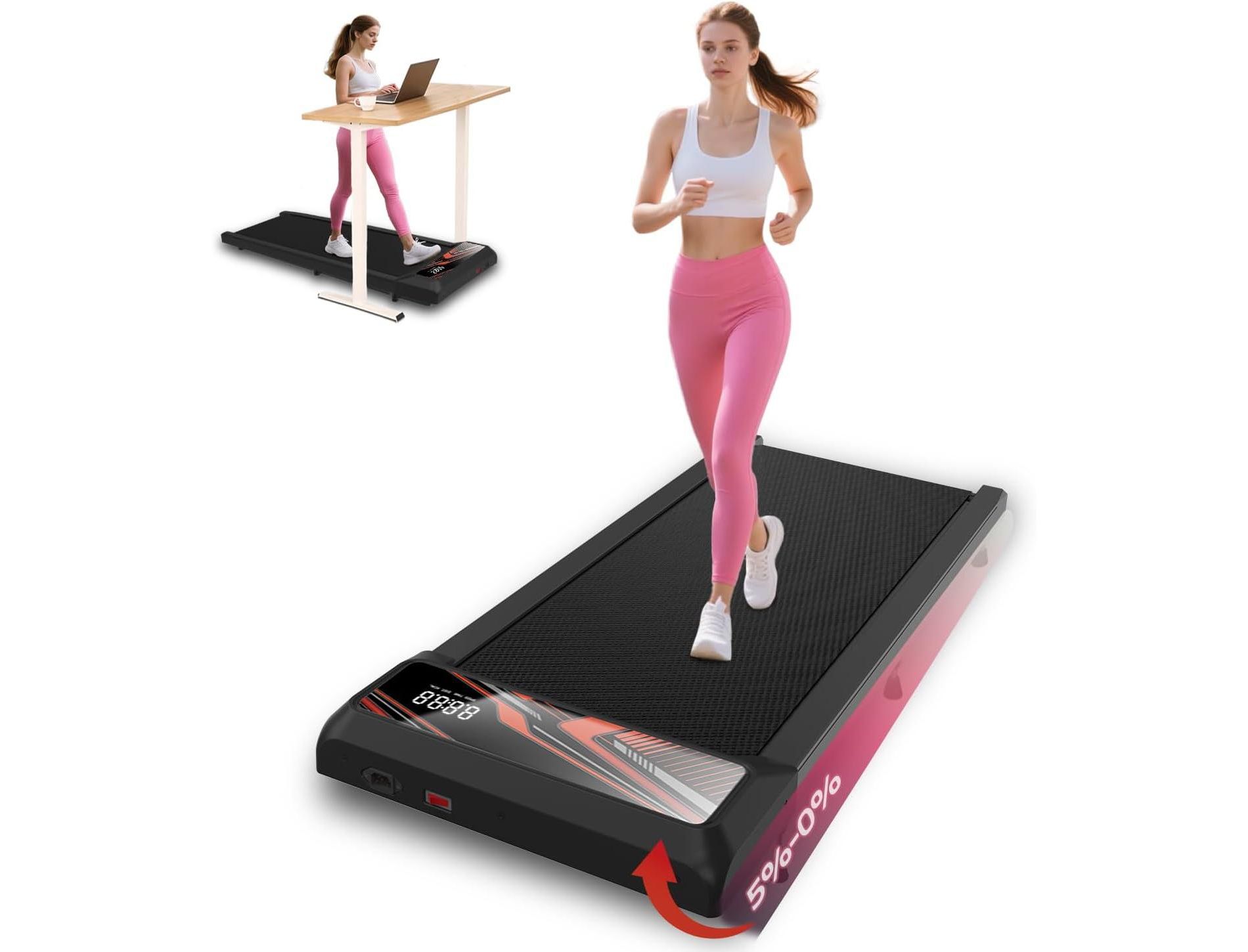 Walking Pad Treadmill is Perfect for Your Home or Office Compact Design, Portable & Remote Control and App Data Link - MAICIFI