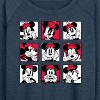 Women's - Disney - Minnie Grid Lightweight French Terry Wide Neck Long Sleeve Shirt - 2 of 4