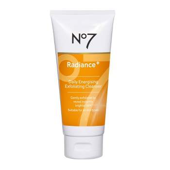 No7 Radiance+ Daily Energizing Exfoliating Cleanser - 3.38 fl oz