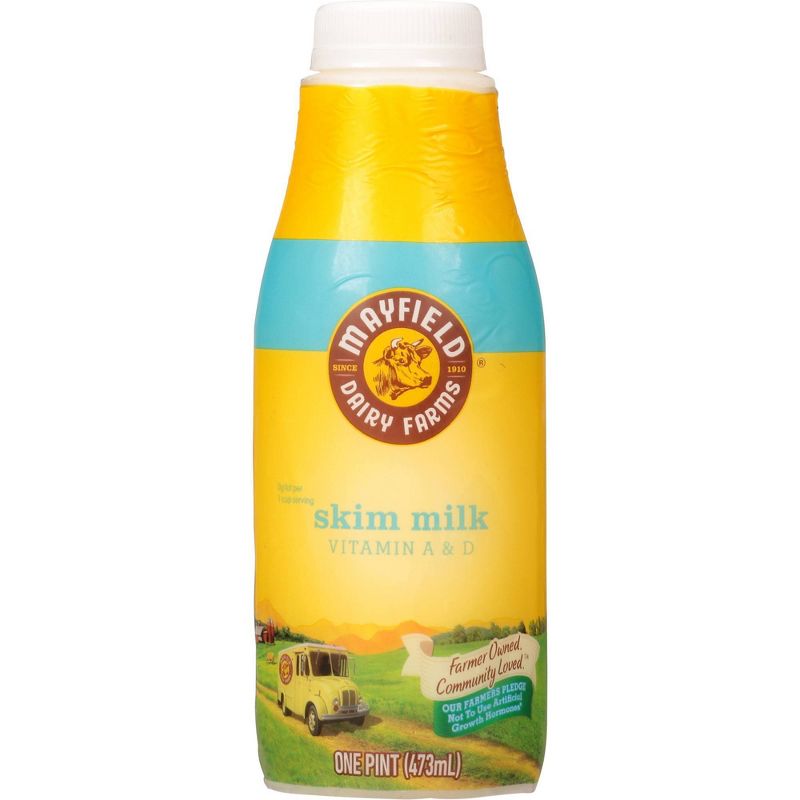 Mayfield Skim Milk - 1pt, 1 of 5