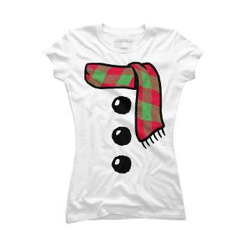 Junior's Design By Humans Snowman Costume Kids Shirt Christmas Gift Santa Claus TShirt 2 By vomaria T-Shirt