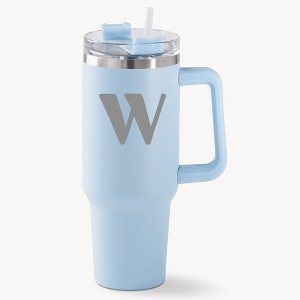 Personalization Mall Engraved Initial 40 oz Stainless Steel Tumbler - 1 of 1