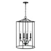 Capital Lighting Peyton 4 - Light Chandelier in  Matte Black - 2 of 4