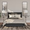 360 Lighting Caper Modern Floor Lamps with Tray Table 60 1/2" Tall Set of 2 Bronze USB and Outlet Off White Fabric Drum Shade for Living Room Bedroom - 2 of 4