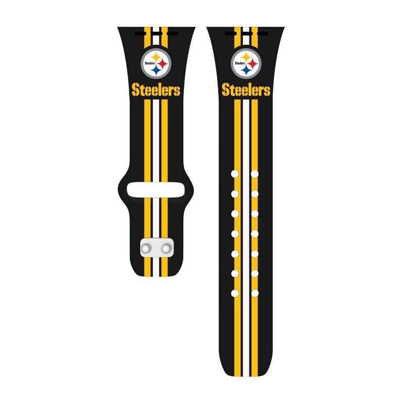 NFL Pittsburgh Steelers Wordmark HD Apple Watch Band, 2 of 4