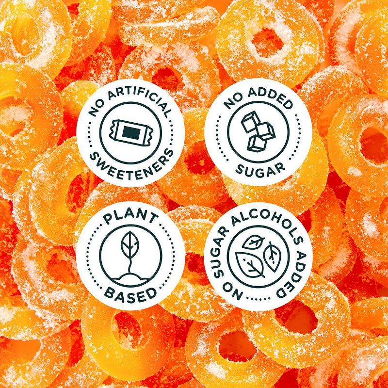 SmartSweets Peach Rings Sour Gummy Candy - 1.8oz, 4 of 13