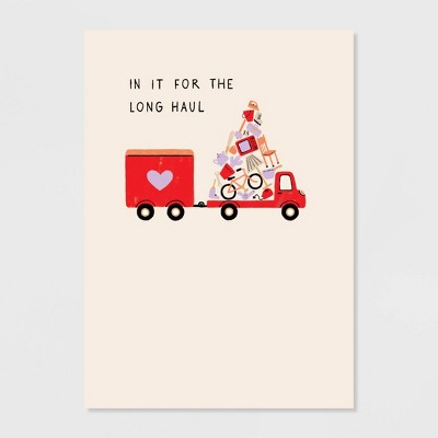 Long Haul Valentine's Day Greeting Card