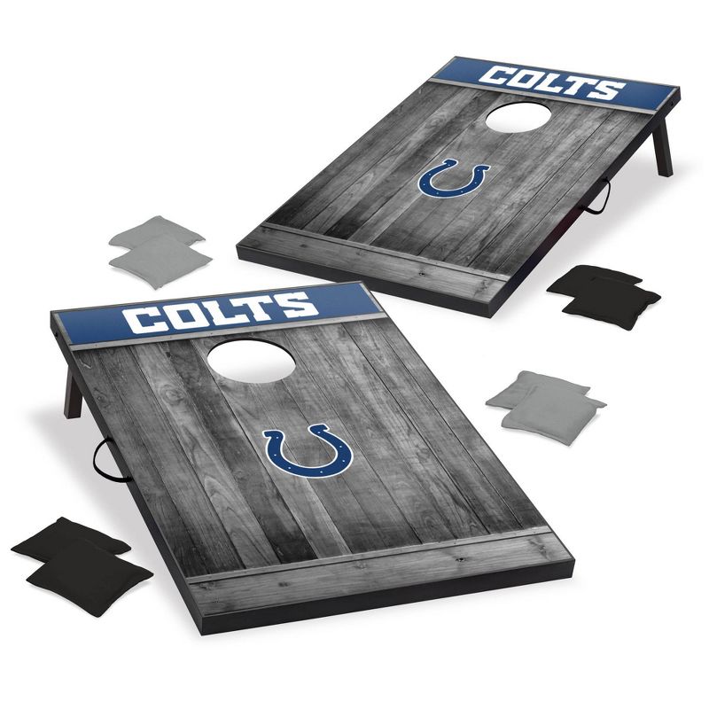 NFL Indianapolis Colts 2&#39;x3&#39; Cornhole Board - Gray, 1 of 8