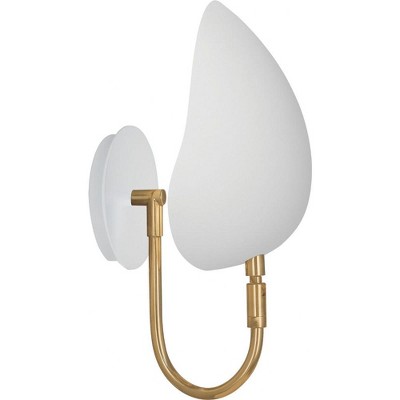Robert Abbey Lighting Rico Espinet Racer 1 - Light Wall Light in  Modern Brass