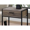 NicBex Contemporary Square End Table with Storage Drawer 2-tier Side Table for Modern Living Spaces - 4 of 4