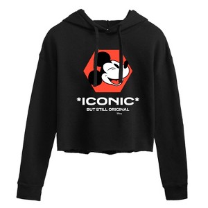 Women's - Disney - Iconic But Still Original Cropped Graphic Hoodie - 1 of 3