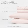 100% 4PC Cotton Sheet Set, Brushed & Pre-Washed Bedding for Softness & Comfort – Becky Cameron - 3 of 4