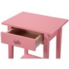 Passion Furniture Dalton 1-Drawer Nightstand (28 in. H x 18 in. W x 14 in. D) - 3 of 4