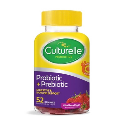 Culturelle Probiotic Gluten Free Gummies for Men and Women - Berry - 52ct