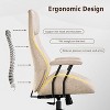 XIZZI Home Office Desk Chairs Computer Office Chair Modern Ergonomic Desk Chair High Back Suede Fabric Desk Chair for Executive or Home Office - 3 of 4