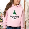 The Juniper Shop Christmas Cutie Tree Glitter Toddler Graphic Hoodie - 2 of 3
