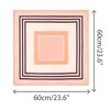 INSPIRE CHIC Women's Stripes Printed Square Satin Neck Scarves 1Pc - 3 of 4