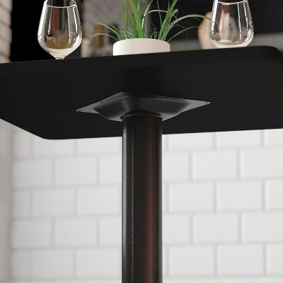 Cast Iron 22" x 22" Black Restaurant Table Base