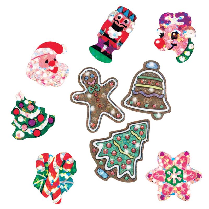 Trend Enterprises Sparkle Stickers, Holiday Celebrations Themed, Jumbo Pack of 648, 1 of 2