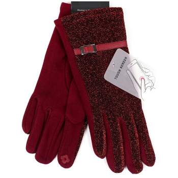 Women's Sparkly Touch Screen Winter Gloves