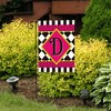 Briarwood Lane Everyday Garden Flag 12x18 For Outdoor Neon Checkerboard Monogram - D Garden Flag Flags For Outside - 4 of 4