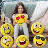 ArtCreativity 11" Assorted Emoji Pillows (Pack of 6) - 2 of 4
