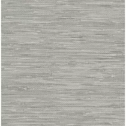 NuWallpaper Tibetan Grasscloth Peel & Stick Wallpaper Gray