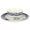 Gibson Home Eliza 12 Piece Ceramic Dinnerware Set - 2 of 4