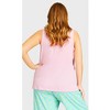Avenue Women's Plus Size Chicks Sleep Tank - 3 of 4