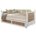 Twin Melanie Wood Cane Complete Daybed with Trundle - Hillsdale Furniture