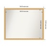 Amanti Art Bethany Non-Beveled Wood Framed Bathroom Vanity Wall Mirror - 3 of 4
