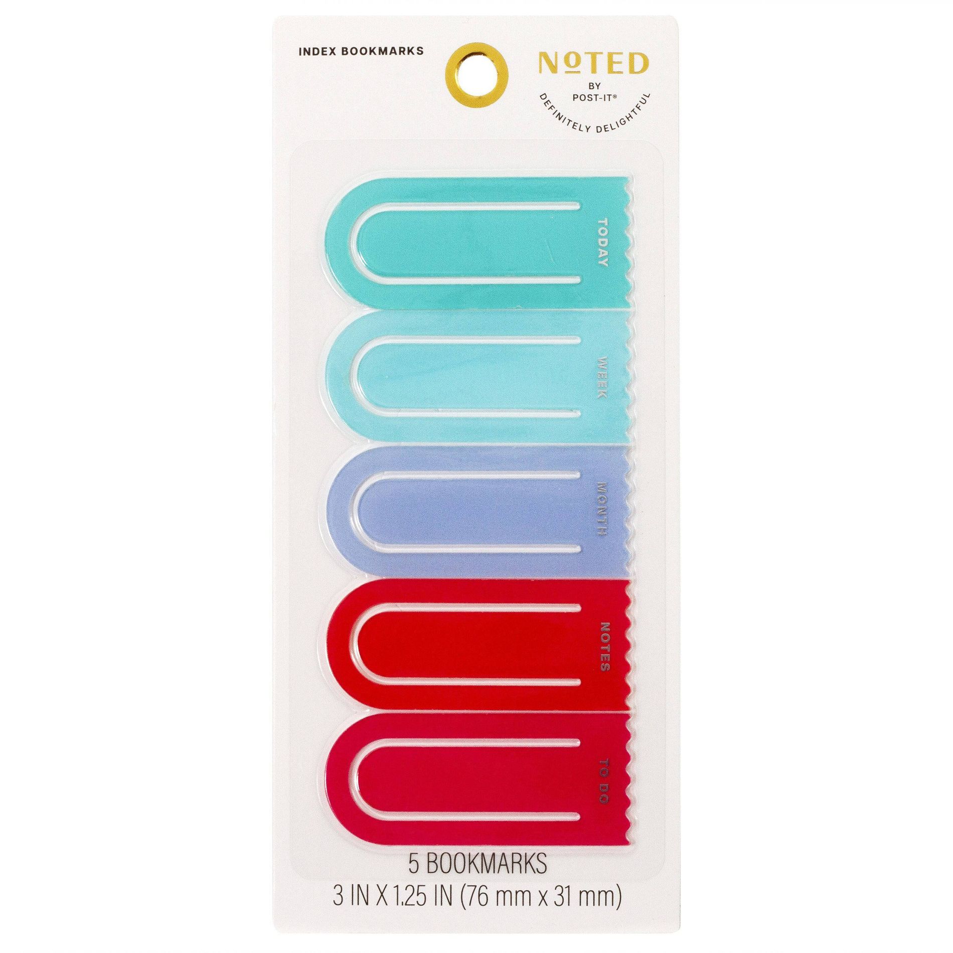 Noted by Post-it 5ct Index Bookmarks