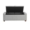 CAVINAS Modern Lift-Open Top Ottoman Bench with Internal Storage,Upholstered Storage Bench for Living Room - 3 of 4