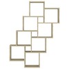 vidaXL Wall Cube Shelf Sonoma Oak 35.4 in.x5.9 in.x46.9 in. Engineered Wood - 4 of 4