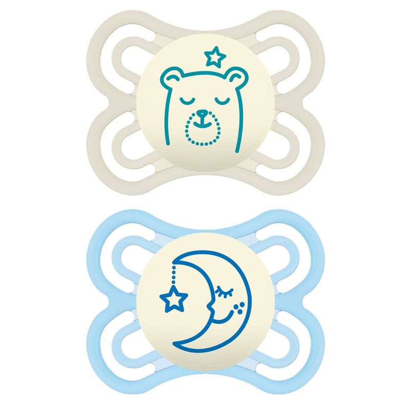 MAM Perfect Night Pacifier 2ct - 0-6 Months, 1 of 11