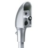 Monoprice Satellite Speaker Floor Stands - Silver (Pair) Supports Up to 5 Lbs. Each, Height Adjustable (26.8 to 43.3 Inches) - 3 of 4